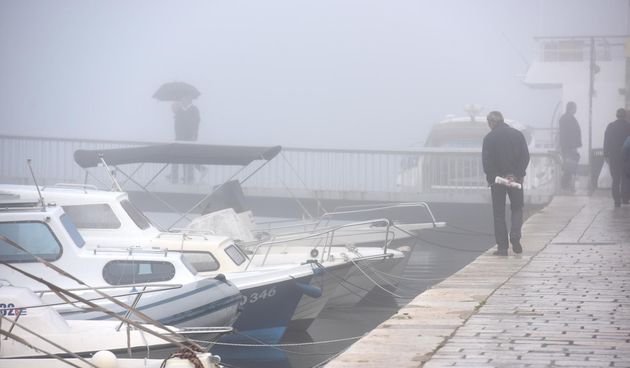 Zadrane jutros dočekala gusta magla