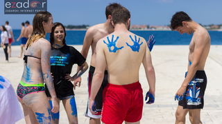 Ludijada zadarskih maturanata na Pozdravu suncu i Morskim orguljama