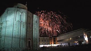 Novogodišnji vatromet u Zadru 2009. (foto: Marin Gospić)