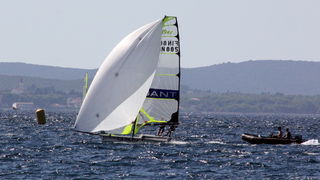 EP klase 49er, Prvi dan natjecanja 31. kolovoza 2009, Foto; Mladen Malik EP klase 49er, Prvi dan natjecanja 31. kolovoza 2009, Foto; Mladen Malik