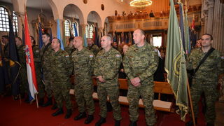 Svečani mimohod postrojbi u povodu proslave 23. obljetnice VRO Maslenica. Foto: Iva Perinčić