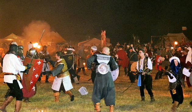 10. jubilarni povijesno-scenski spektakl “Dani Vitezova vranskih” u Vrani. Foto: Gordana Šarić