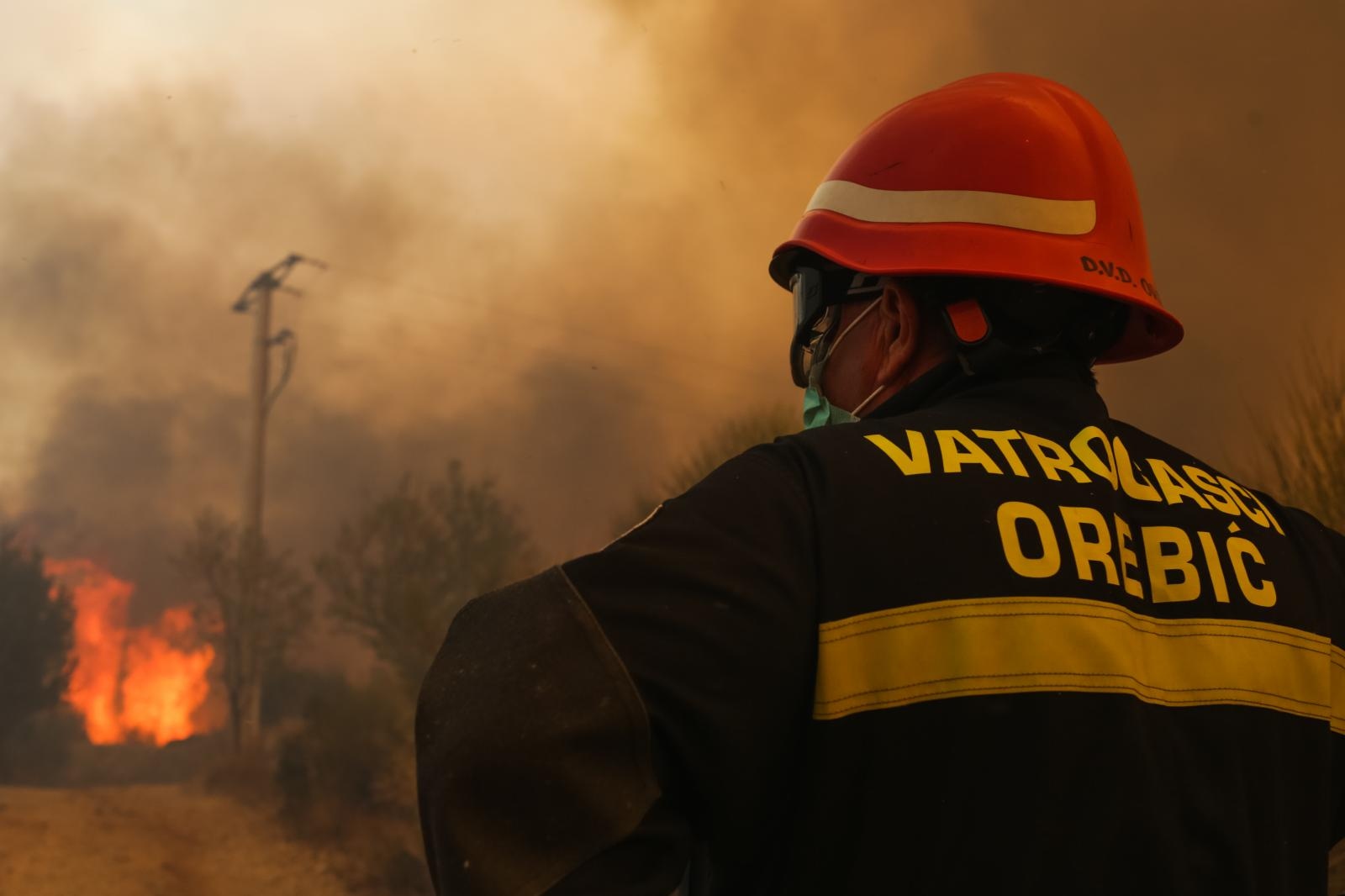 Veliki požar na Pelješcu
