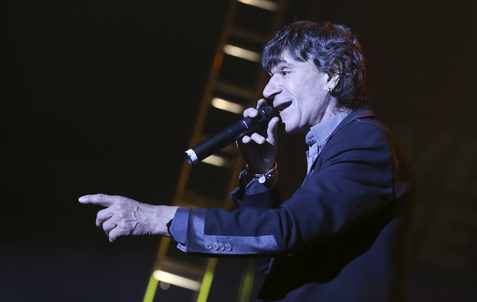 Zagreb, 201212. 
Dom Sportova.
Koncert Zvijezde Hit Recordsa, na kojem nastupaju izvodjaci koji izdaju albume za tu izdavacku kucu.
Na fotografiji: Jasmin Stavros.
Foto: Admir Buljubasic / CROPIX