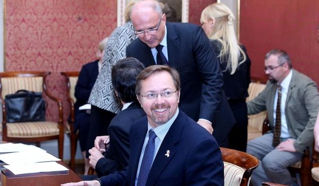 Zagreb – U Banskim dvorima odrzana je redovita sjednica Vlade RH. Photo: Patrik Macek/PIXSELL Autor  Patrik Macek/PIXSELL Ključne riječi  Sinisa Varga, Vlada RH, sjednica