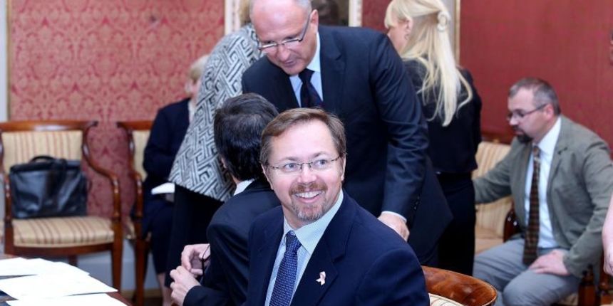 Zagreb – U Banskim dvorima odrzana je redovita sjednica Vlade RH. Photo: Patrik Macek/PIXSELL Autor  Patrik Macek/PIXSELL Ključne riječi  Sinisa Varga, Vlada RH, sjednica