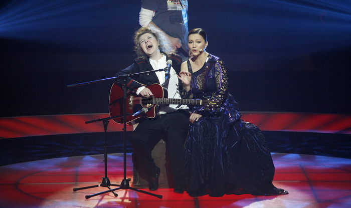 Zagreb, 191110. 
Studio 2 Jadran filma, Oporovecka 12.
Treca polufinalna emisija Supertalent showa Nove TV. 
Na slici: Viktorija Novosel, druga pobjednica.
Foto: Nina Djurdjevic / CROPIX