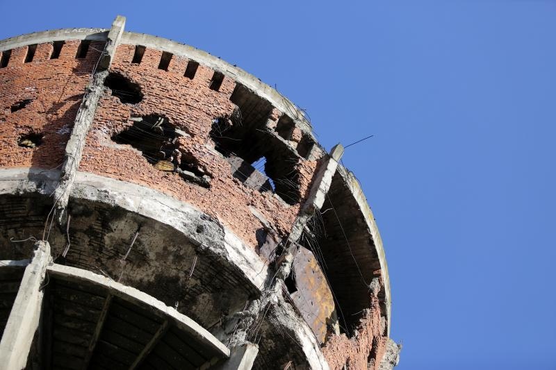 Vukovarski vodotoranj na Mitnici kao simbol stradanja grada Vukovara. Photo: Grgur Zucko/PIXSELL Vukovarski vodotoranj na Mitnici kao simbol stradanja grada Vukovara. Photo: Grgur Zucko/PIXSELL