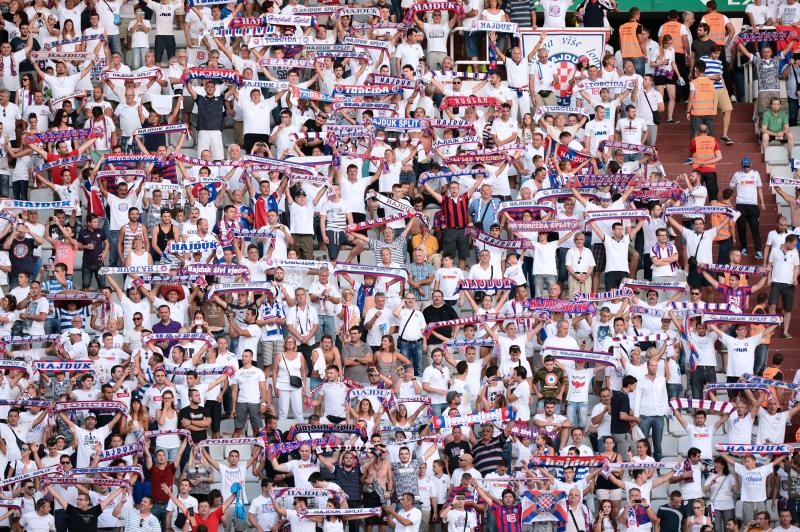 Stadion Poljud, Split – Uzvratna utakmica doigravanja za Europsku ligu, HNK Hajduk – FC Slovan Liberec 0-1. Photo: PIXSELL