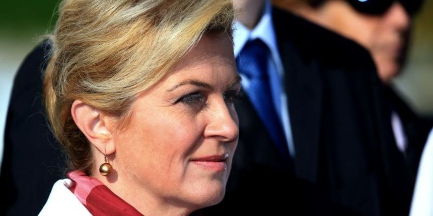 Vukovar,Predsjednicka kandidatkinja Kolinda Grabar Kitarovic posjetila grad Vukovar i oznacila start memorijalne utrke maraton Vukovar-Tovarnik, Photo: Davor Javorovic/PIXSELL Vukovar,Predsjednicka kandidatkinja Kolinda Grabar Kitarovic posjetila grad Vukovar i oznacila start memorijalne utrke maraton Vukovar-Tovarnik, Photo: Davor Javorovic/PIXSELL