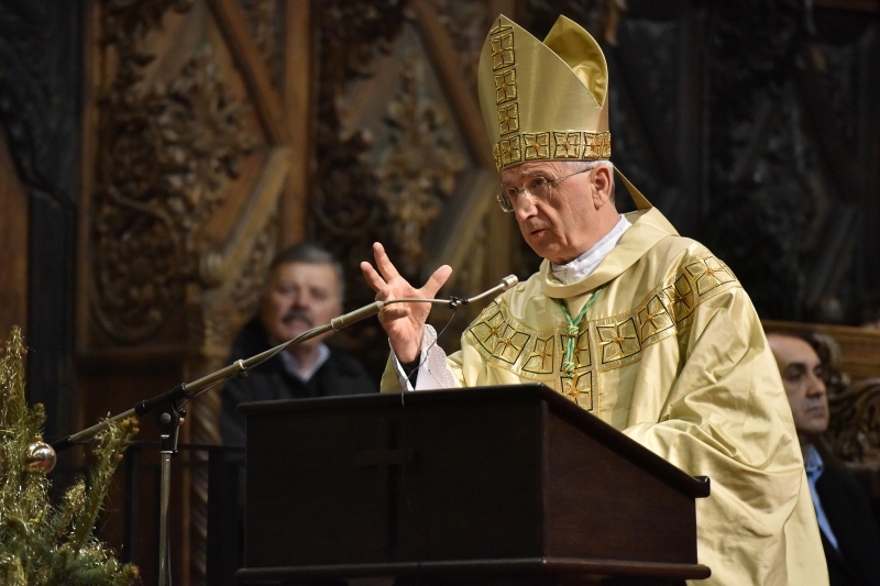 Svečana misa polnoćka u katedrali svete Stošije. Foto: Dino Stanin/PIXSELL Svečana misa polnoćka u katedrali svete Stošije. Foto: Dino Stanin/PIXSELL