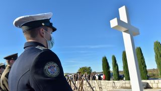 Obilježavanje Dana sjećanja na žrtvu Škabrnje 1991. Obilježavanje Dana sjećanja na žrtvu Škabrnje 1991.