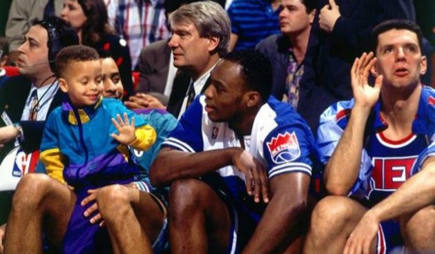 Dražen Petrović i mladi Steph Curry, foto: CBS Sports NBA ✔ @CBSSportsNBA