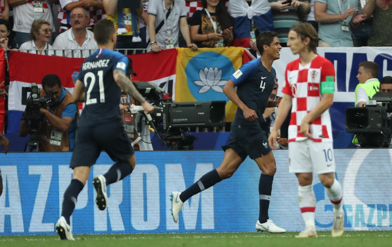 Svjetsko nogometno prvenstvo 2018., finale, Hrvatska – Francuska