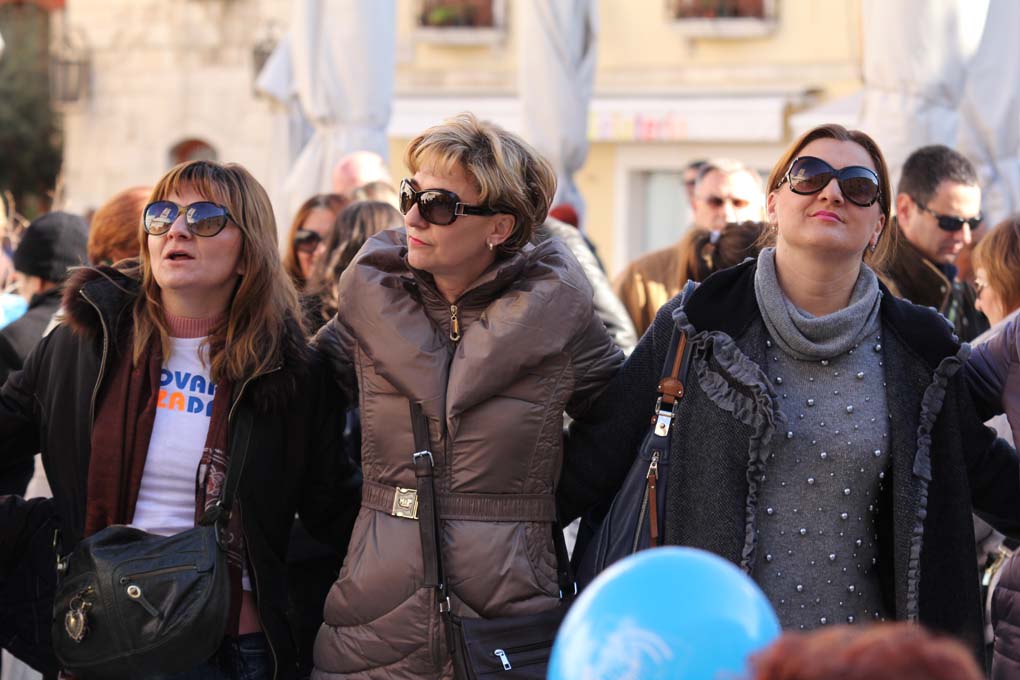 Vukovaru ZaDar na Narodnom trgu, foto: Iva Perinčić Vukovaru ZaDar na Narodnom trgu, foto: Iva Perinčić