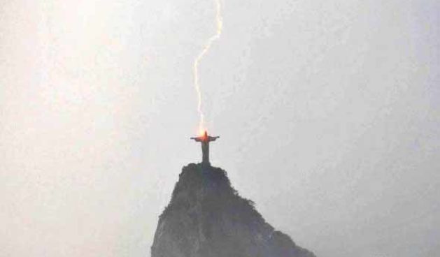 Grom – kip Isusa Krista (Foto: dnevnik.hr)