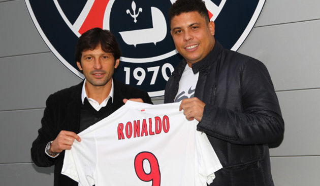 Ronaldo i Leonardo, foto: psg.fr