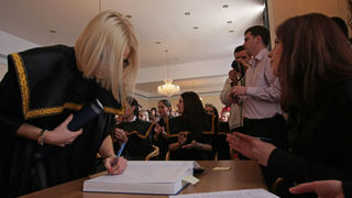 Promocija diplomiranih studenata, 7. ožujka 2009. (foto: Marin Gospić)