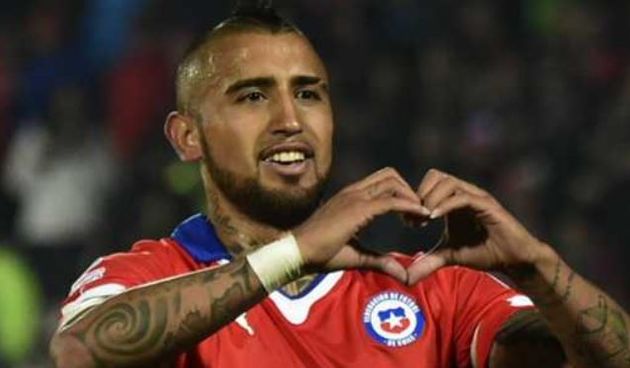 Arturo Vidal (Čile), foto: ca2015.com