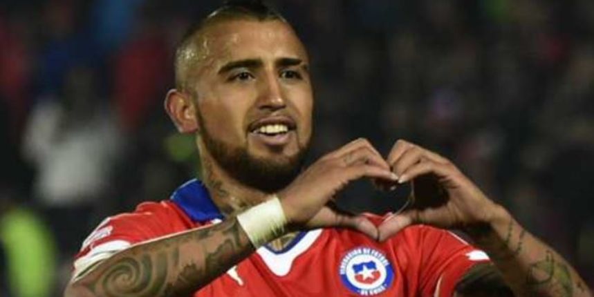 Arturo Vidal (Čile), foto: ca2015.com Arturo Vidal (Čile), foto: ca2015.com