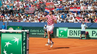 Davis Cup: Vruća navijačka atmosfera u meču Ćilića i Querreya