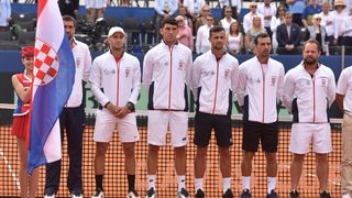 Otvorenje polufinalnog susreta Davis Cupa između Hrvatske i SAD-a