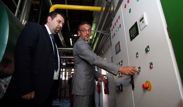 Zadar, 120912.
Tvornica Maraske u Zadru. Danas je pusten u rad toplinski pogon Maraske – to je prvo industrijsko postrojenje u Dalmaciji koje je prikljuceno na EVN-ovu plinsku mrezu i kao energent koristiti prirodni plin. Prikljucenju je prisustvovao mini