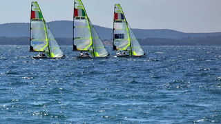 Jedrenje: SP klase 49er – drugi dan 8. svibnnja 2012, Foto: Leonard Kvarantan Jedrenje: SP klase 49er – drugi dan 8. svibnnja 2012, Foto: Leonard Kvarantan