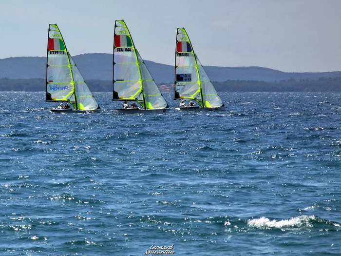 Jedrenje: SP klase 49er – drugi dan 8. svibnnja 2012, Foto: Leonard Kvarantan Jedrenje: SP klase 49er – drugi dan 8. svibnnja 2012, Foto: Leonard Kvarantan