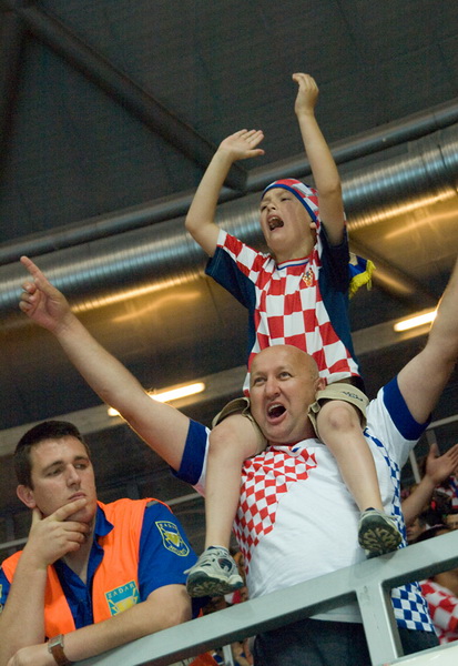 Zadar: Hrvatska-Slovacka 34-21, Foto: Sasa Cuka