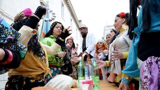 Stanarske maškare u karnevalskoj povorci, foto Iva Perinčić