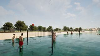 Idejni projekt plaže u Ljupču