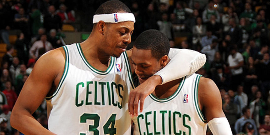 Paul Pierce i Rajon Rondo (Boston Celtics), foto: nba.com Paul Pierce i Rajon Rondo (Boston Celtics), foto: nba.com
