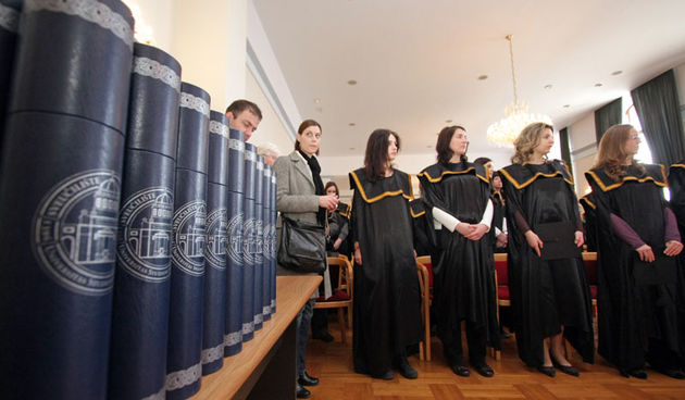 Promocija diplomiranih studenata, 7. ožujka 2009. (foto: Marin Gospić)