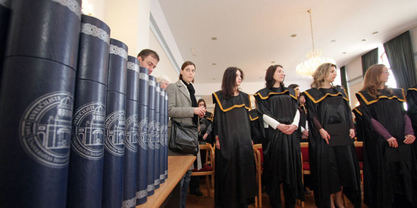 Promocija diplomiranih studenata, 7. ožujka 2009. (foto: Marin Gospić)