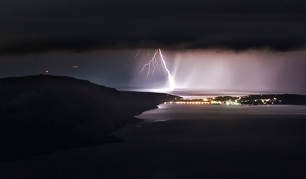 Grmljavinsko nevrijeme nad Rabom, 19.6.2010., foto: Ivan Toman