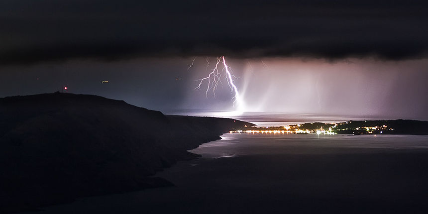 Grmljavinsko nevrijeme nad Rabom, 19.6.2010., foto: Ivan Toman