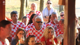 Bibinje: Navijanje za Vatrene i fešta nakon pobjede nad Rusijom