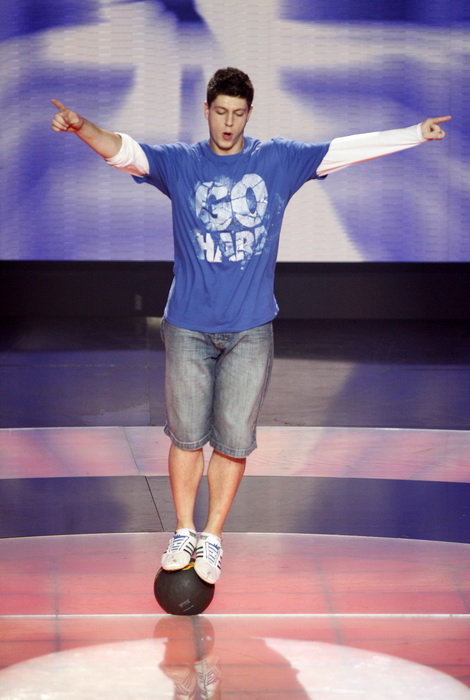 Zagreb, 191110. 
Studio 2 Jadran filma, Oporovecka 12.
Treca polufinalna emisija Supertalent showa Nove TV. 
Na slici: Miran Pirner.
Foto: Nina Djurdjevic / CROPIX