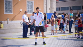 Davis Cup: Kids Day na zadarskom Forumu. Foto: Iva Perinčić