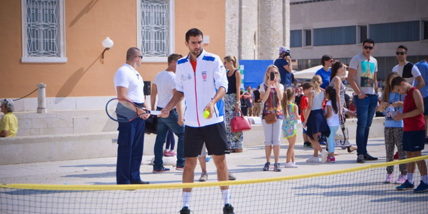 Davis Cup: Kids Day na zadarskom Forumu. Foto: Iva Perinčić