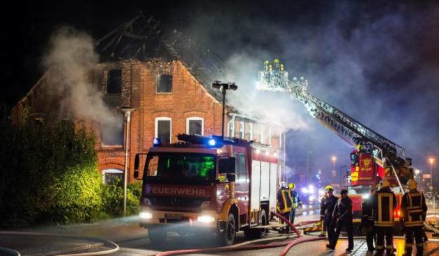 Vatra u prihvatilištu u Njemačkoj, Foto: Hina