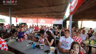 Bibinje: Navijanje za Vatrene i fešta nakon pobjede nad Engleskom