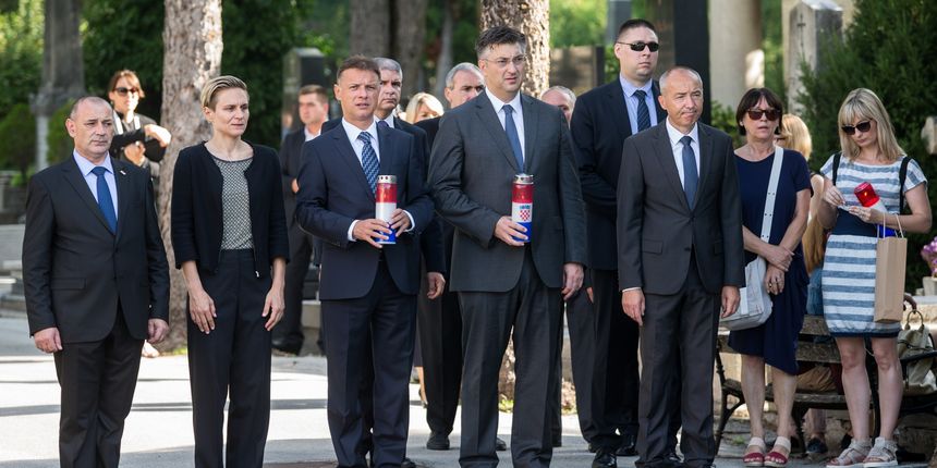 Plenković, Jandroković, Medved