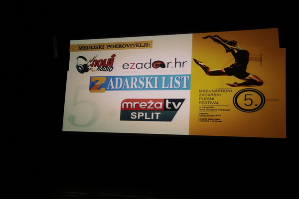 HNK Zadar: 5. Zadarski plesni festival u organizaciji Plesne udruge Gesta okupio je više od 260 plesača HNK Zadar: 5. Zadarski plesni festival u organizaciji Plesne udruge Gesta okupio je više od 260 plesača