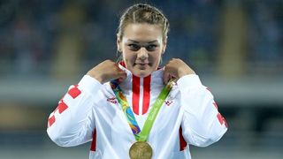 PI Rio de Janeiro, ceremonija dodjele medalja u ženskom disku: zlatnu medalju osvojila je Sandra Perković. Photo: Igor Kralj/PIXSELL PI Rio de Janeiro, ceremonija dodjele medalja u ženskom disku: zlatnu medalju osvojila je Sandra Perković. Photo: Igor Kralj/PIXSELL