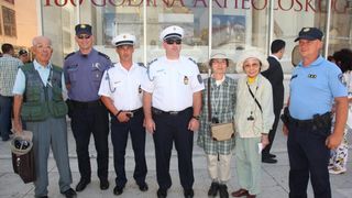 08.07.2013., Zadar – Press konferencija u policiji zadarskoj. Predstavljanje stranih policajaca iz Slovacke i Madjarske koji ce ovo ljeto zajedno s hrvatskim kolegama kontrolirati strane turiste a najvise turiste iz zemalja iz kojih su i policajci. Slovac