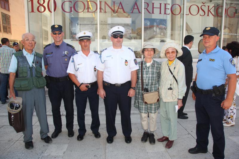 08.07.2013., Zadar – Press konferencija u policiji zadarskoj. Predstavljanje stranih policajaca iz Slovacke i Madjarske koji ce ovo ljeto zajedno s hrvatskim kolegama kontrolirati strane turiste a najvise turiste iz zemalja iz kojih su i policajci. Slovac
