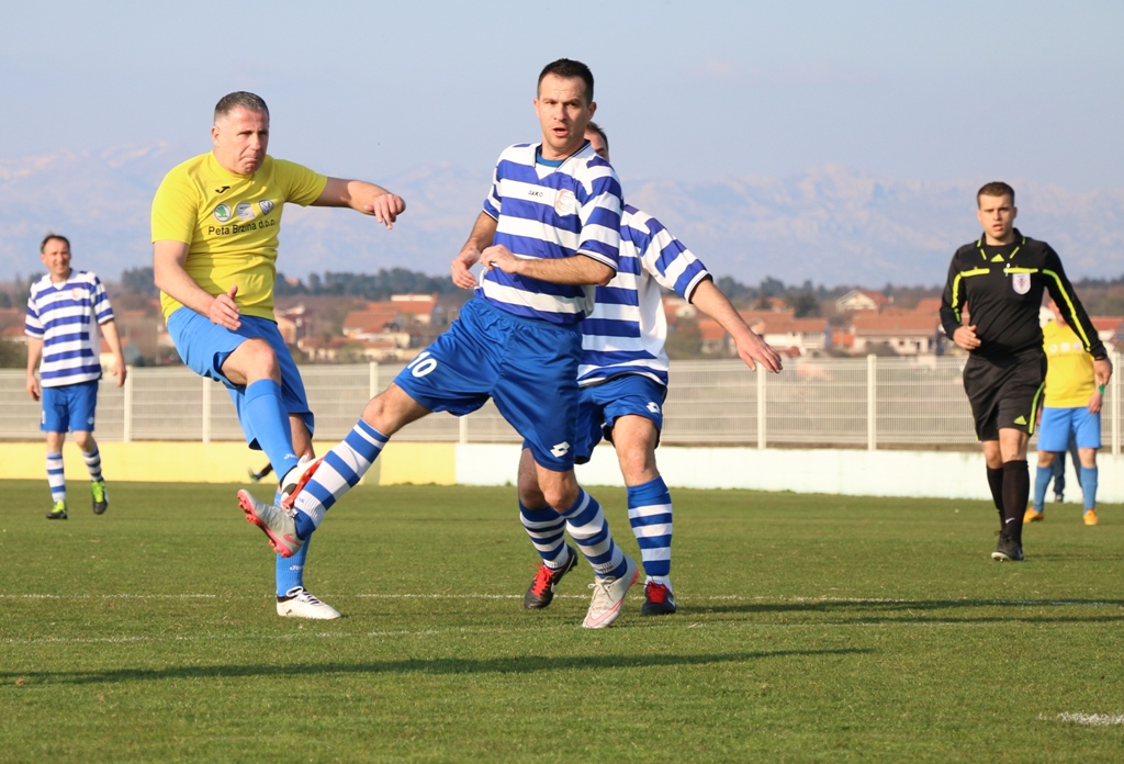 Derbi nogometne Lige veterana: Škabrnja – Mornar Vir
