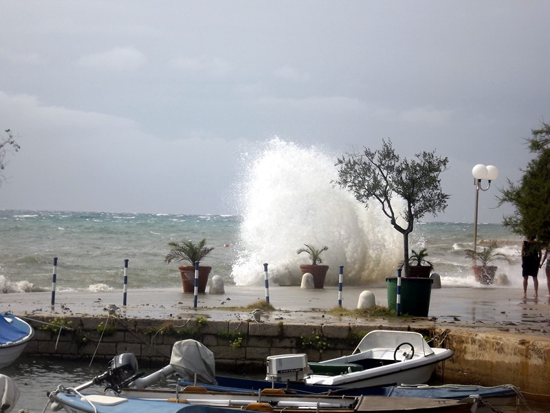 Tramontana u Diklu 26. kolovoza 2012., Foto: Natali Bukvić